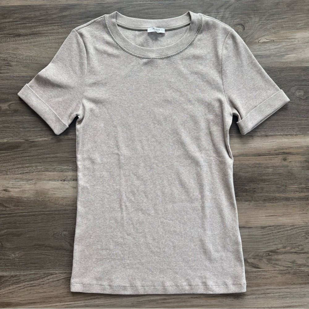 Peserico | Micro-Ribbed Stretch Jersey T-Shirt